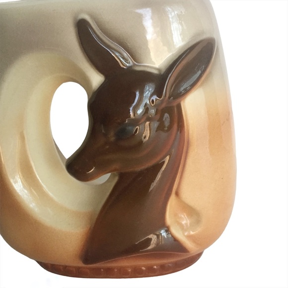 Vintage 1950s Royal Copley Deer Vase - Picture 3 of 6